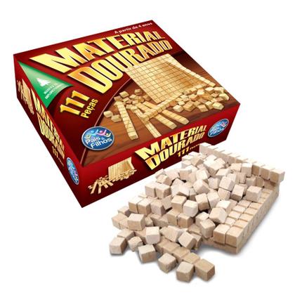 Imagem de Kit 4 Jogo Material Dourado 111 peças 2922