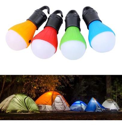 Imagem de Kit 4 Lampadas Camping Led Pesca Barraca Lanterna Atacado Cor Azul/amarelo/vermelho 0