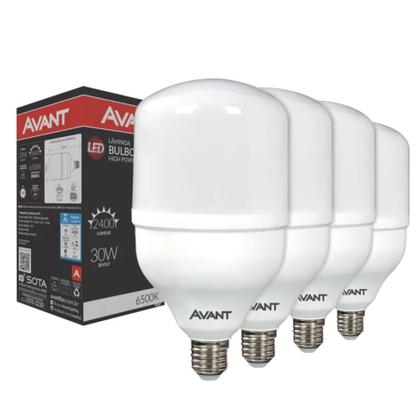 Imagem de Kit 4 Lâmpadas Led High Power 30W Bivolt Branco 6500K