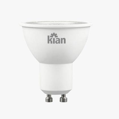 Imagem de Kit 4 Lâmpadas Led Mr16 6,5w 2700k Branca Morna Bivolt
