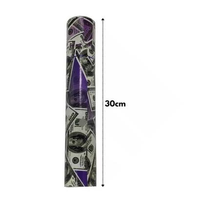 Imagem de Kit 4 Lança Confete Festa Dinheiro Dollar Réveillon Carnaval