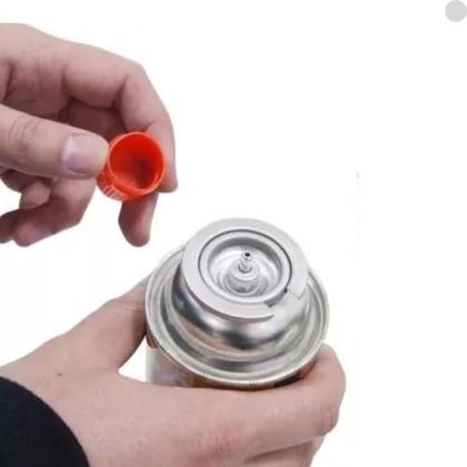 Imagem de Kit 4 LATAS Refil de Gás Butano 227G Uso Culinário, Maçarico, Camping, Fogareiros e Lampião