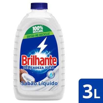 Imagem de Kit 4 Lava-Roupas Líquido Brilhante Delicadeza Total 3l