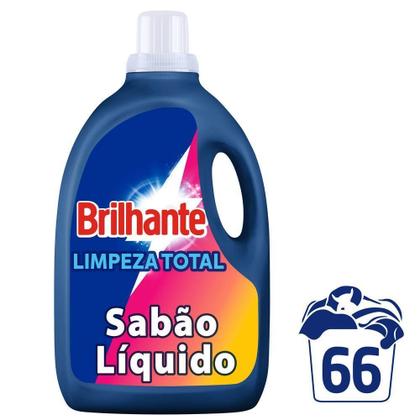 Imagem de Kit 4 Lava-Roupas Líquido Brilhante Limpeza Total 5l