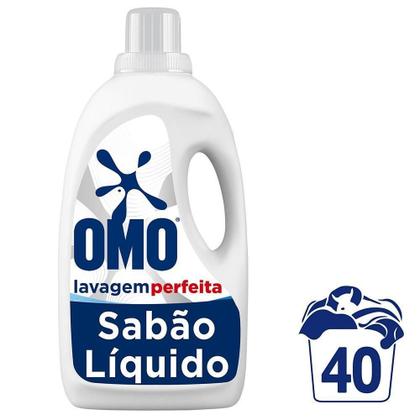 Imagem de Kit 4 Lava-Roupas Líquido Omo Lavagem Perfeita 3l