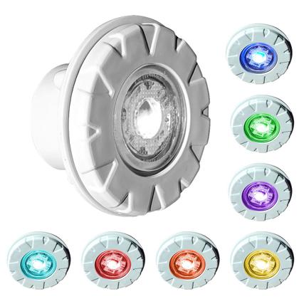 Imagem de Kit 4 Led Refletores Rgb Para Piscina + Controladora E Fonte