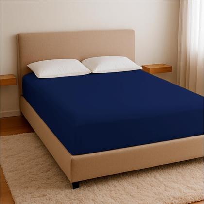 Imagem de Kit 4 Lençol Elástico Cama Box Solteiro Toque Macio