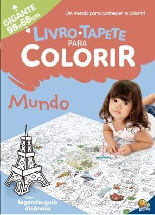 Imagem de Kit 4 Livros Infantil Tapete para Colorir