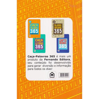 Imagem de Kit 4 Livros Passatempos 365 Caça Palavras Caça Letrão Criptograma Palavras Cruzadas, 1152 Páginas