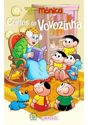 Imagem de Kit 4 Livros Turma Da Mônica Para Crianças Fábulas Lendas Biblioteca Infantil Clássica