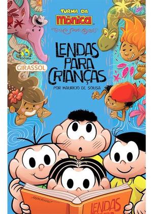 Imagem de Kit 4 Livros Turma Da Mônica Para Crianças Fábulas Lendas Biblioteca Infantil Clássica