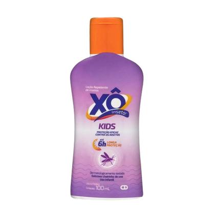 Imagem de Kit 4 Loção Repelente de Insetos Infantil 6h Xô Insetos 100ml Mosquitos Dengue