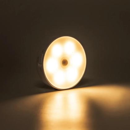 Imagem de Kit 4 Luminária Led Spot Sem Fio Sensor De Presença Usb 902