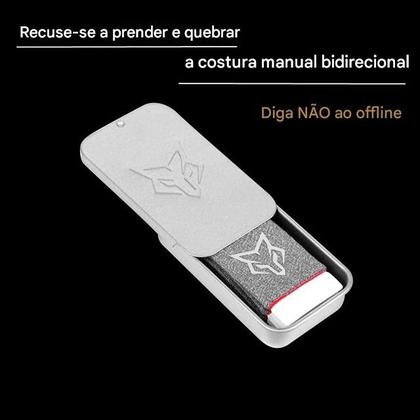 Imagem de kit 4 Luvas De Dedo Gamer Fibra De Seda V10 2025 e 1 Box Case Aluminio Luvas ProFissionais Gamer Anti Suor SarafoxFlydigiMemo