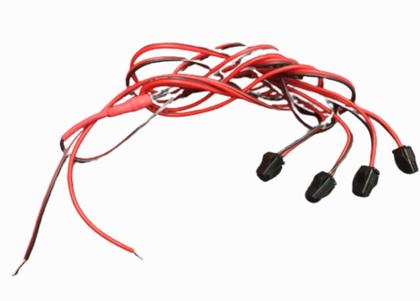 Imagem de Kit 4 Luz Led Conjunto Completo Cor Âmbar P/ Grade Universal Saveiro Hylux F250 Ranger Amarok Strada