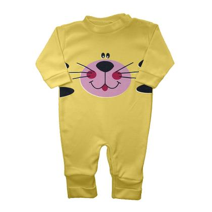 Imagem de Kit 4 Macacão Bebê Suedine Taylor Estampado Menino e Menina
