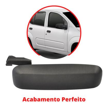 Imagem de Kit 4 Maçaneta Externa Porta Dianteira/Traseira Direita Esquerda Puxador Compatível Fiat Uno II 10 a 14 Dianteira / Uno II Fase I 14 a 21 Traseira