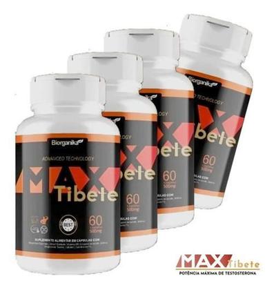 Imagem de Kit 4 Max Tibete 240 Cápsulas 500mg - Suplemento Dietético