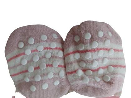 Imagem de Kit 4 meias sapatinho pantufa  antiderrapante bebê 3d