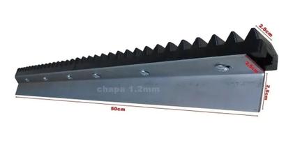 Imagem de kit 4 metros Cremalheira para motor de portão eletrônico Dz3 e Nano Turbo - Rossi