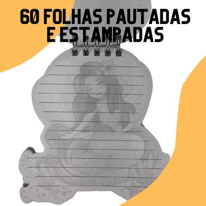 Imagem de Kit 4 Mini Cadernos Espiral Cute Cartoon Diary Pocket Book Pautado