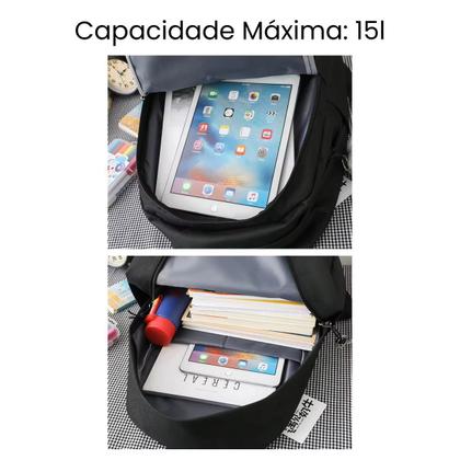 Imagem de Kit 4 Mochila Grande, Bolsa, Pochete E Estojo Liquidação Top