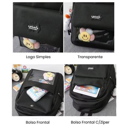 Imagem de Kit 4 Mochila Grande, Bolsa, Pochete E Estojo Liquidação Top