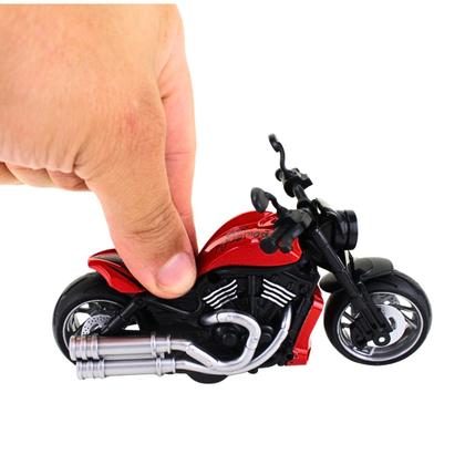 Imagem de Kit 4 Motos de Brinquedo com Fricção, Luz e Som  Miniaturas Esportivas Colecionáveis