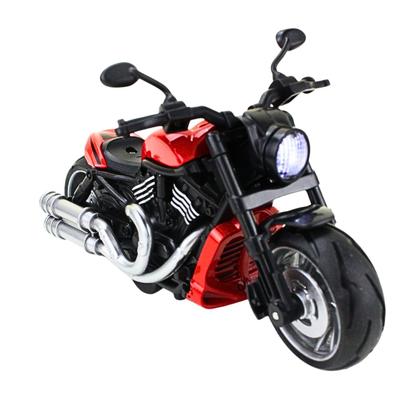 Imagem de Kit 4 Motos de Brinquedo com Fricção, Luz e Som  Miniaturas Esportivas Colecionáveis