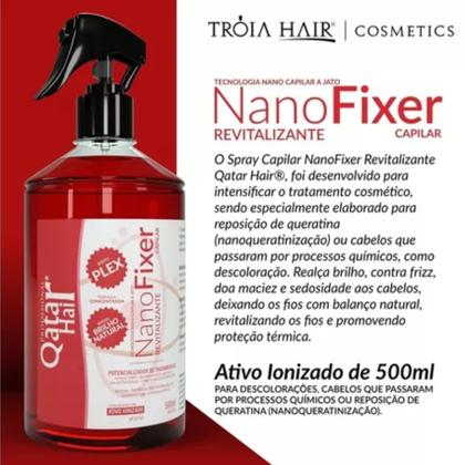 Imagem de Kit 4 Nano Fixer Potencializador Ionizador A Jato 1 De Cada Cor 4x500ml Qatar