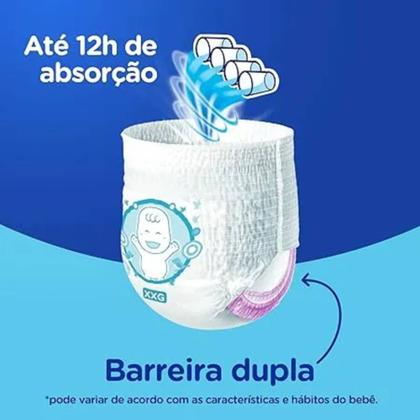 Imagem de kit 4 Pacotes de Fralda Calça Mamypoko Superproteção Xg 24 Unidades cada