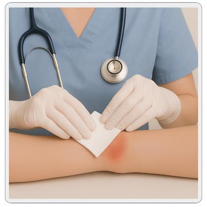 Imagem de Kit 4 Pacotes Gaze Não Estéril 13 Fios 240g para Curativo  1200 Unid