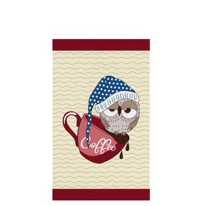 Imagem de Kit 4 Panos de Copa Felpudo Teka Primore - Corujas