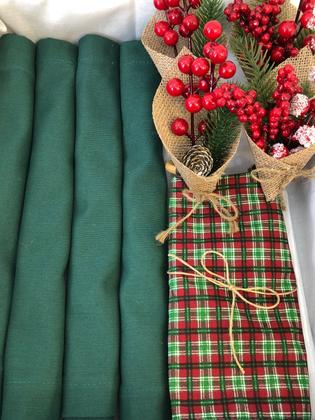 Imagem de Kit 4 Pças Jogo Americano De Mesa Jantar Natal Decoração