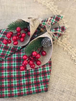 Imagem de Kit 4 Pças Jogo Americano De Mesa Jantar Natal Decoração