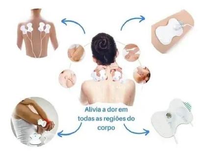 Imagem de Kit 4 Peças Adesivo Eletrodos Pads Aparelhos Fisioterapia Massagem Tens Fes