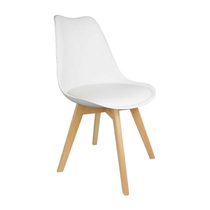 Imagem de KIT 4 Peças Cadeira Eames Leda Branca Luxo Casa Escritório Combo