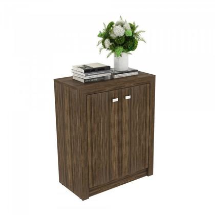 Imagem de Kit 4 Peças com 1 Mesa 1 Balcão 1 Estante 1 Gaveteiro Espresso Móveis