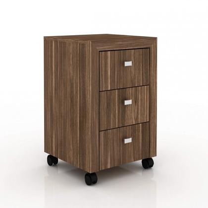 Imagem de Kit 4 Peças com 1 Mesa 1 Balcão 1 Estante 1 Gaveteiro Espresso Móveis