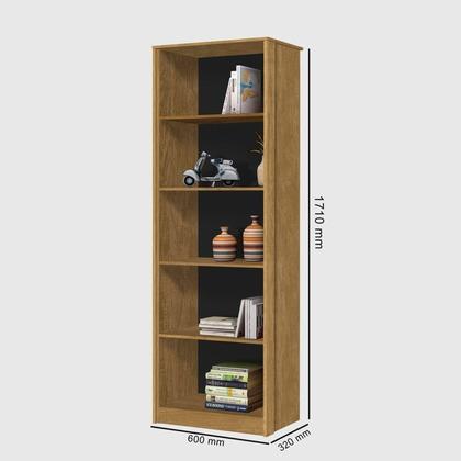 Imagem de Kit 4 Peças com 1 Mesa L 1 Armário 1 Estante Uma Porta 1 Estante 2 Portas