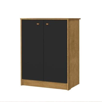 Imagem de Kit 4 Peças com 1 Mesa L 1 Armário 1 Estante Uma Porta 1 Estante 2 Portas