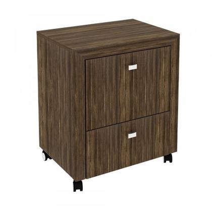 Imagem de Kit 4 Peças com Escrivaninha em L, Gaveteiro, Armário Multiuso Alto e Estante Livreiro