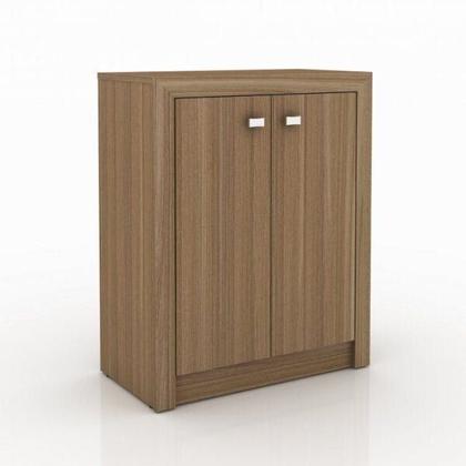 Imagem de Kit 4 Peças com Escrivaninha, Estante Livreiro, Estante com 2 Portas e Armário Multiuso Baixo