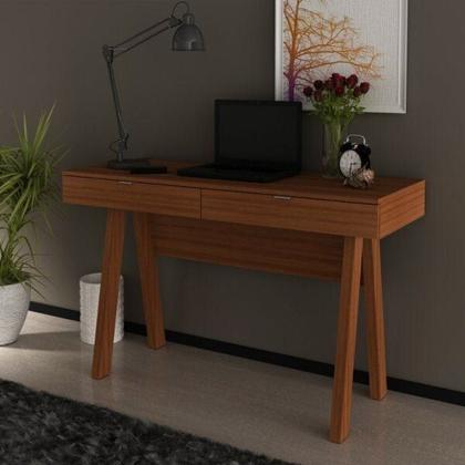 Imagem de Kit 4 Peças com Escrivaninha, Estante Livreiro, Estante com 2 Portas e Armário Multiuso Baixo