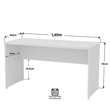 Imagem de Kit 4 Peças com Mesa para Escritório, Gaveteiro e 2 Armários