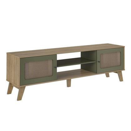 Imagem de Kit 4 Peças com Rack para Tv até 75 Polegadas, Mesa de Centro, Mesa Lateral e Aparador