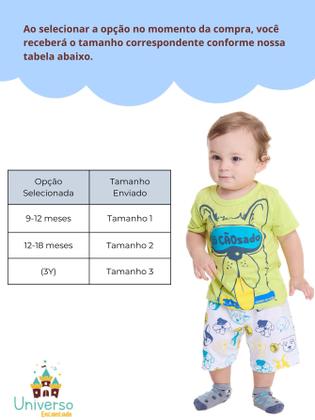 Imagem de Kit 4 Peças de Pijamas Curto Infantis para Meninos Confortáveis e Cheios de Estilo pijama para meninos