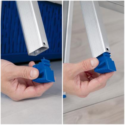 Imagem de Kit 4 Peças Reposição Protetor Pés Para Escadas - 6085 Mor