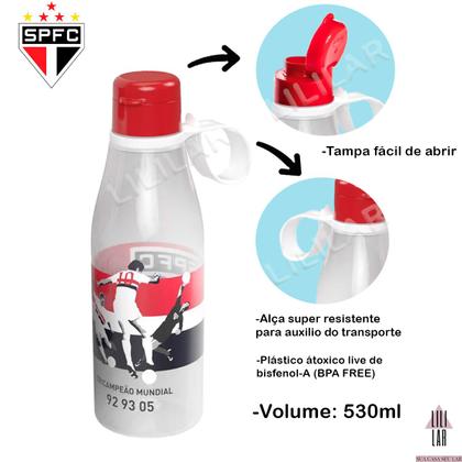 Imagem de Kit 4 peças São Paulo Garrafa Sanduicheira Porta Escova Saboneteira