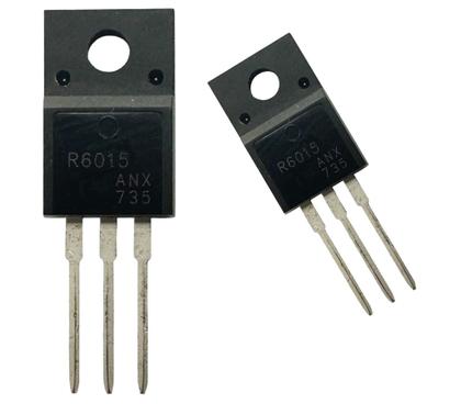 Imagem de Kit 4 peças transistor r6015 - r 6015 - isolado - to220